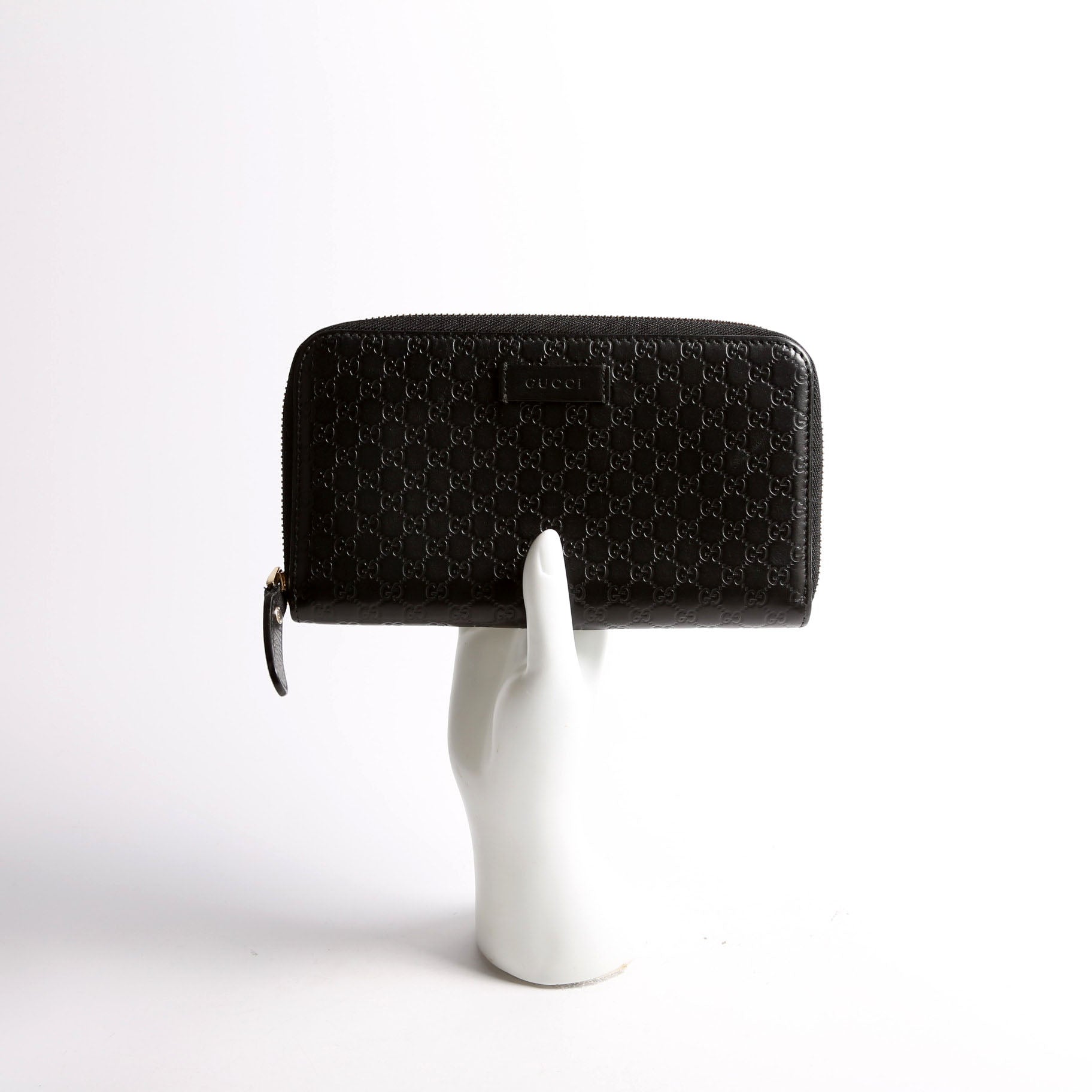 449391 Micro Guccissima Zip Around Wallet