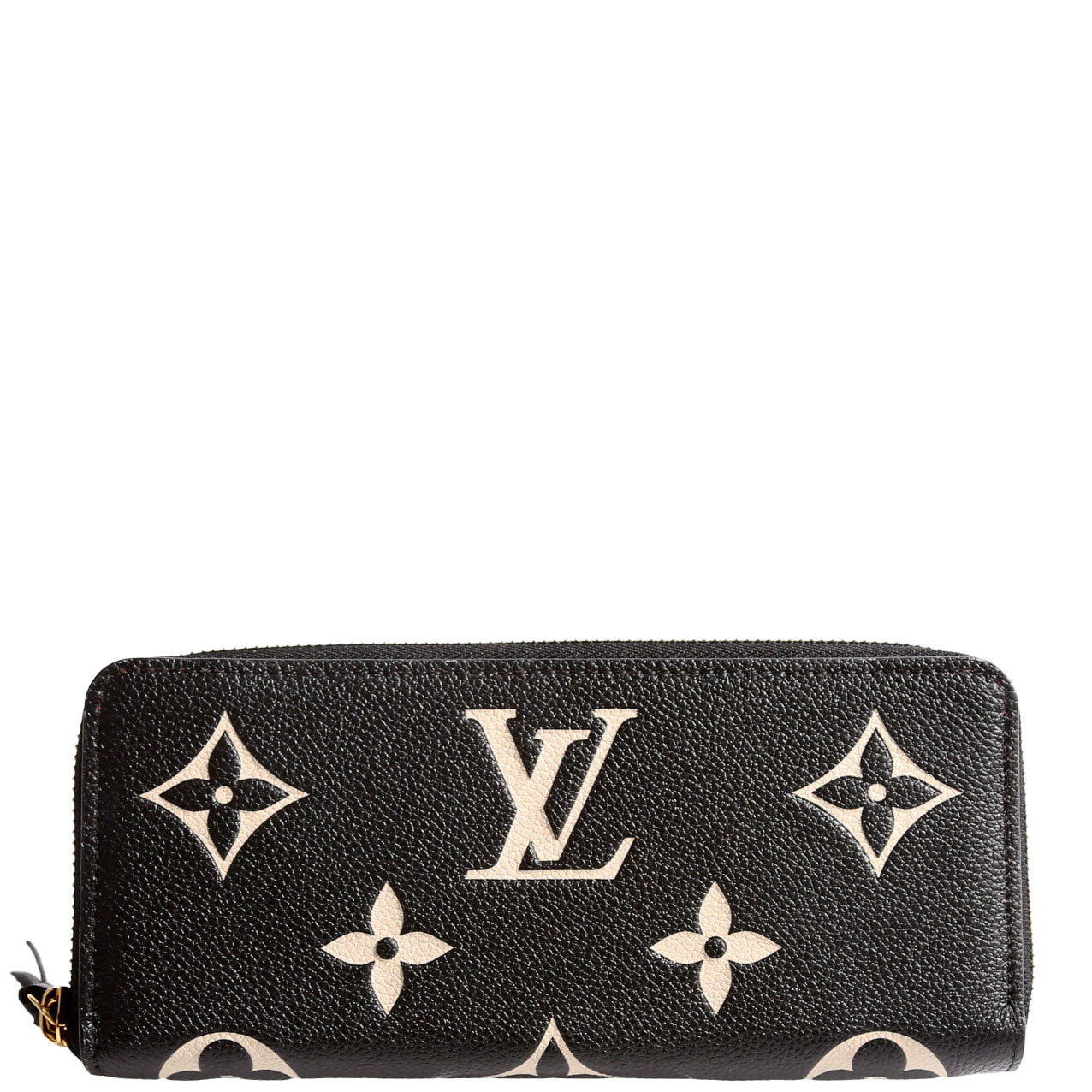 Clemence Wallet Bicolor Empreinte Black/Blush