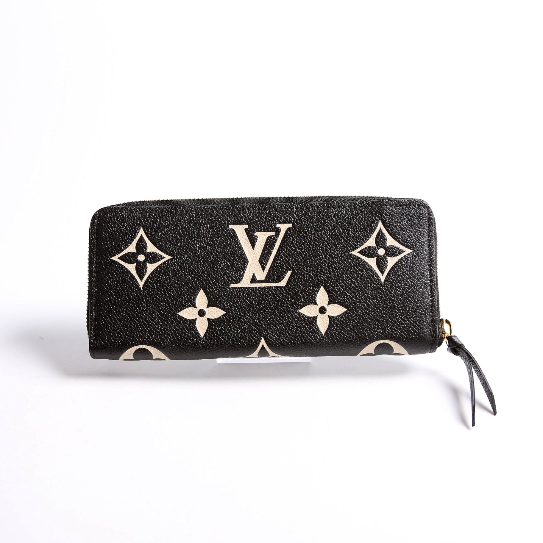 Clemence Wallet Bicolor Empreinte Black/Blush