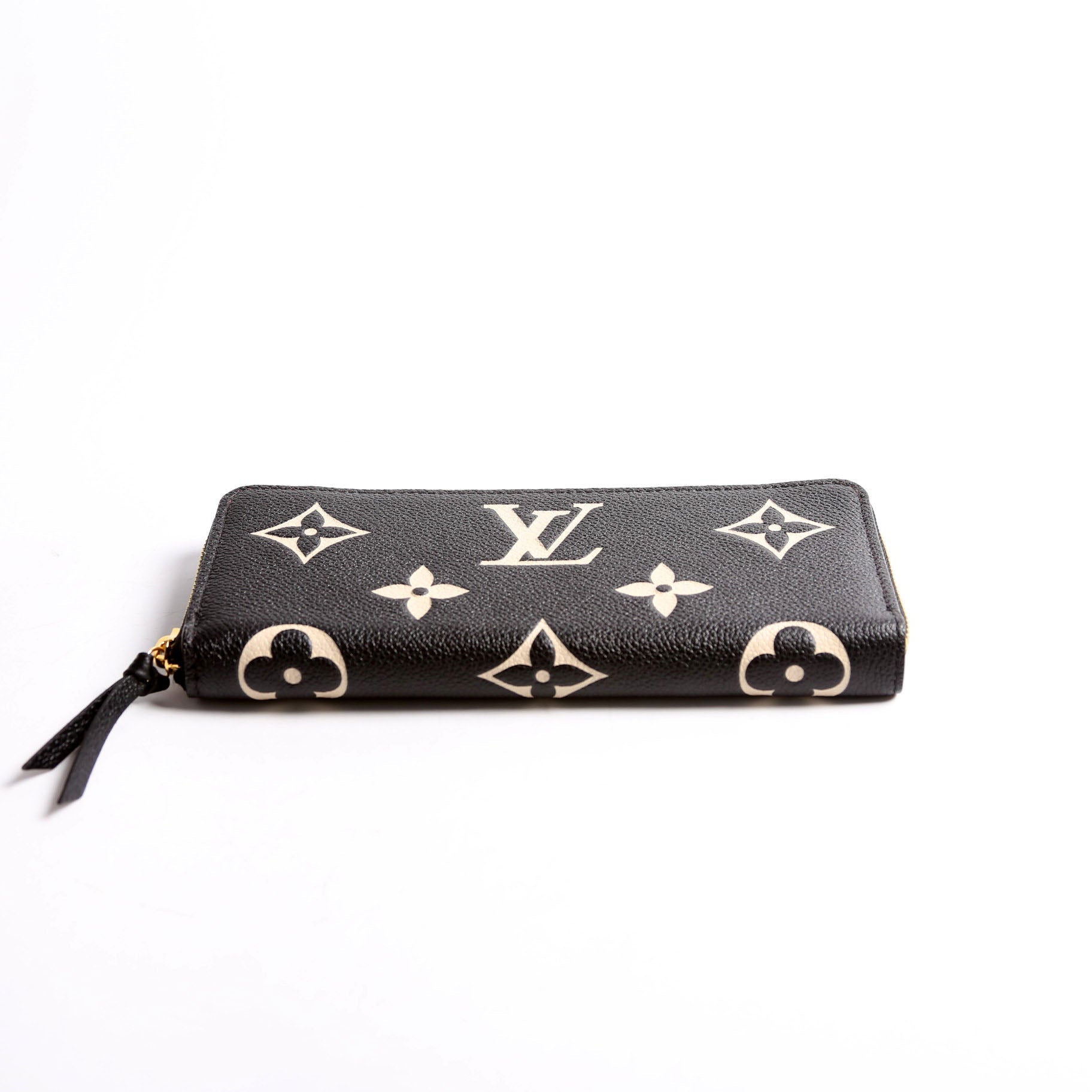 Clemence Wallet Bicolor Empreinte Black/Blush