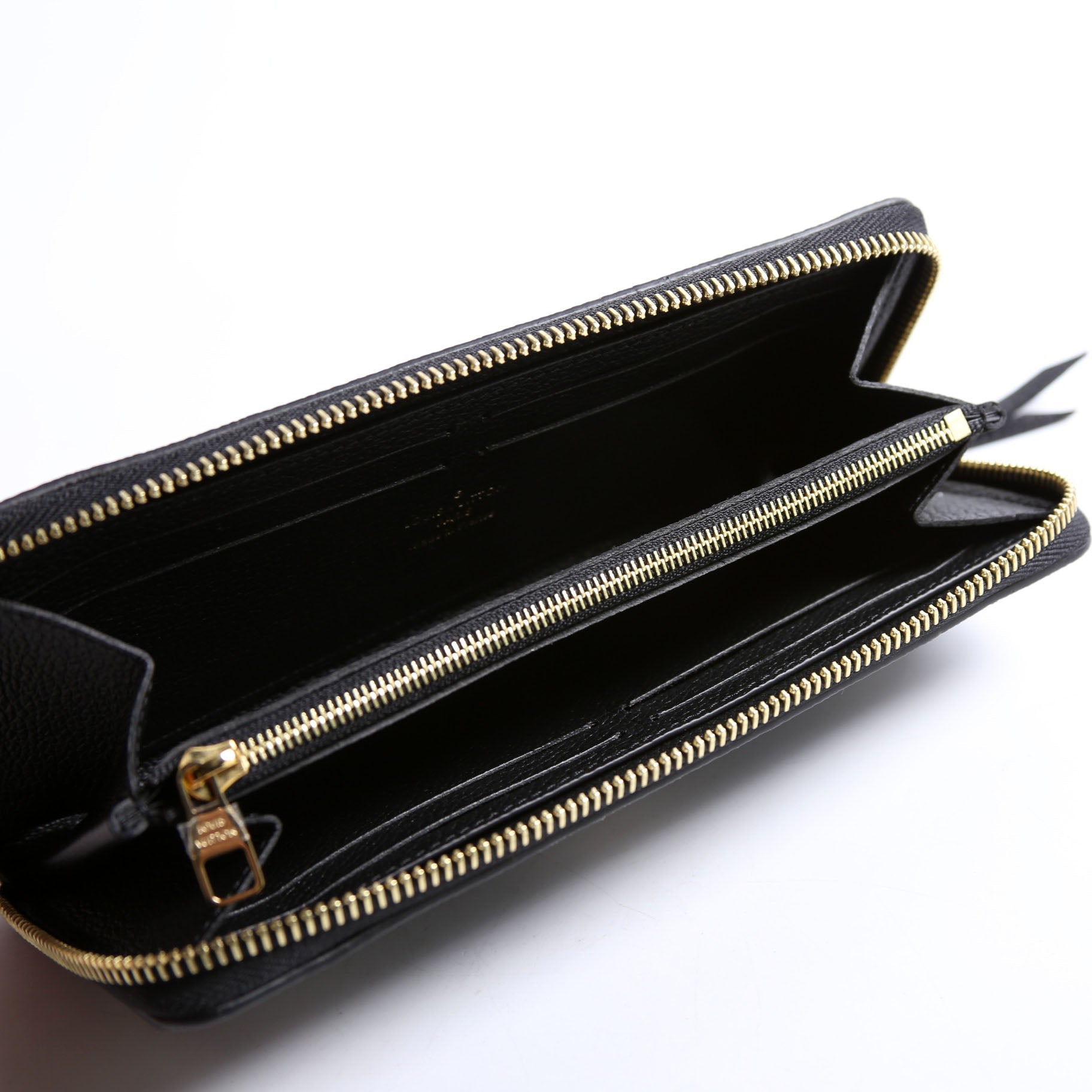 Clemence Wallet Bicolor Empreinte Black/Blush