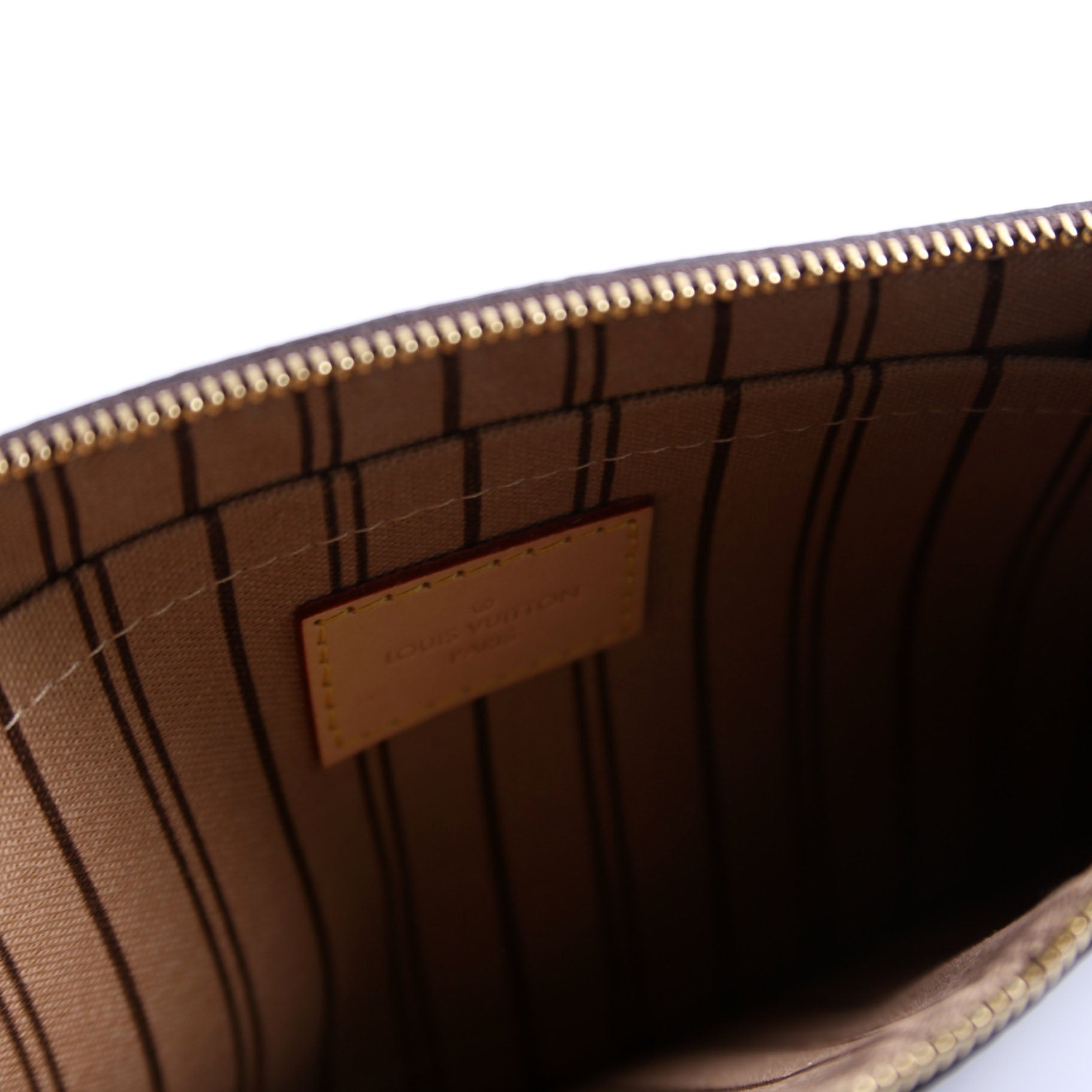 Pochette Only Monogram Neverfull Beige
