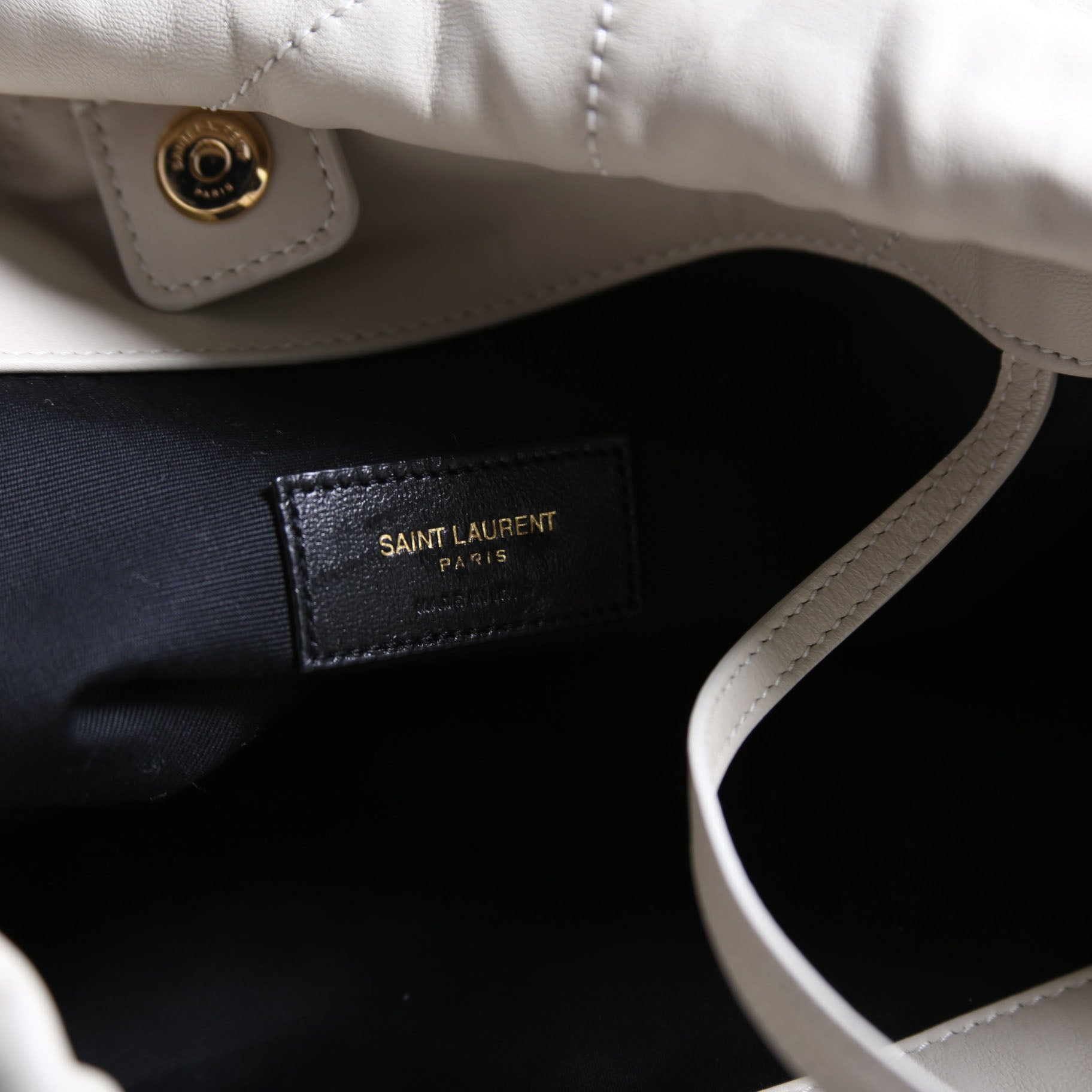 SAINT LAURENT Jamie Large Pochon Lambskin 828350
