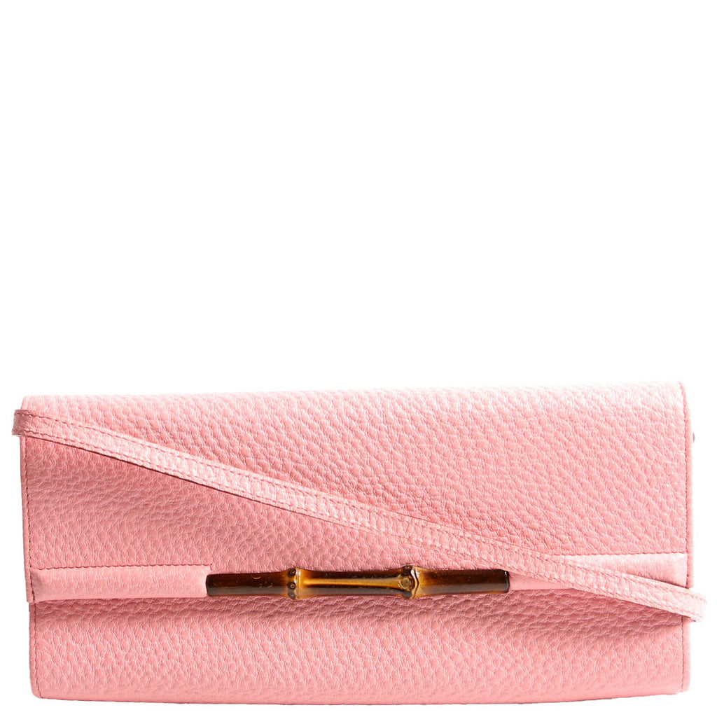 117594 Bamboo Clutch Pink