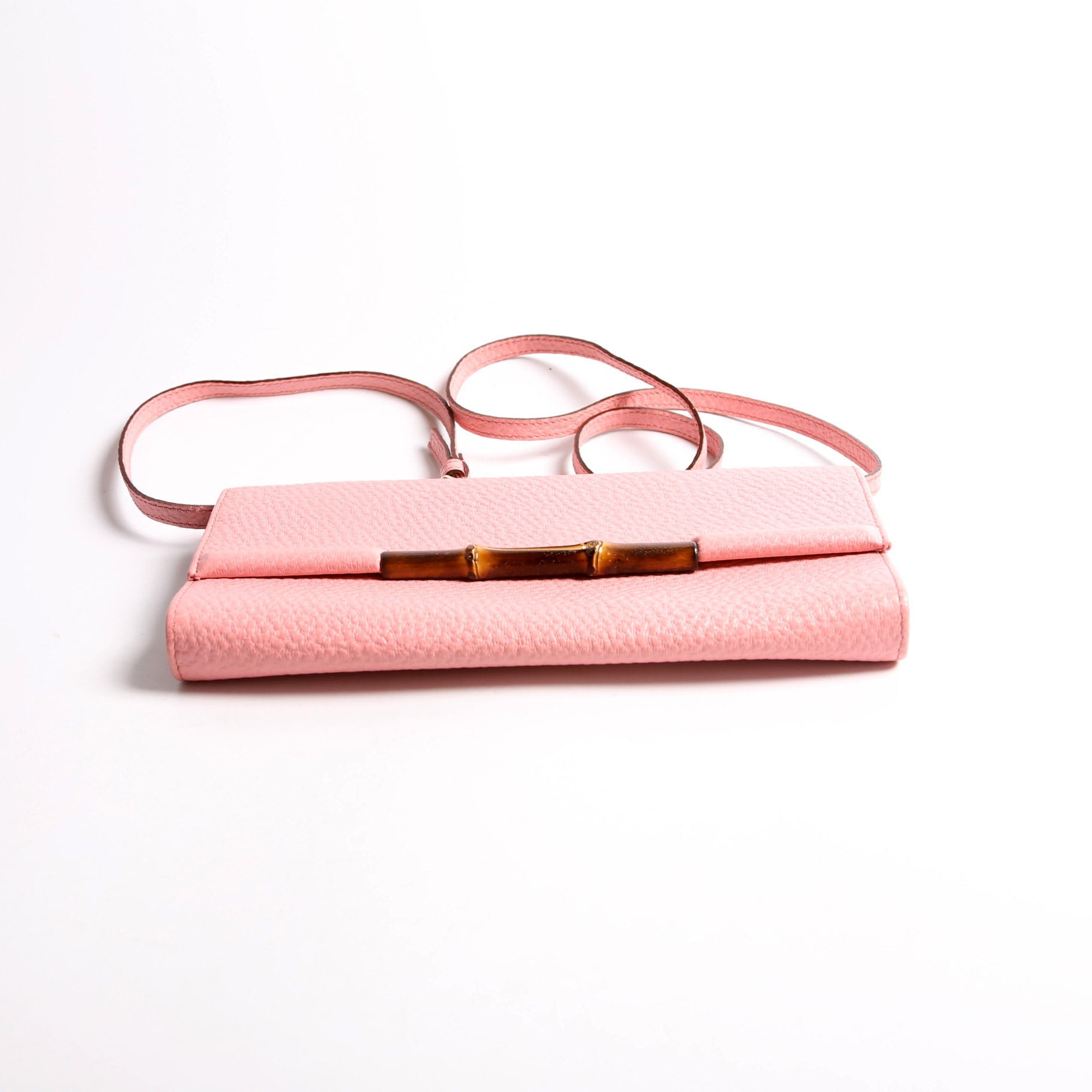 117594 Bamboo Clutch Pink