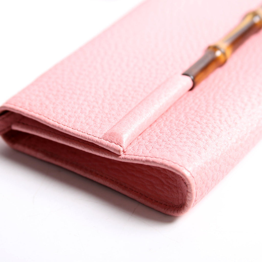 117594 Bamboo Clutch Pink