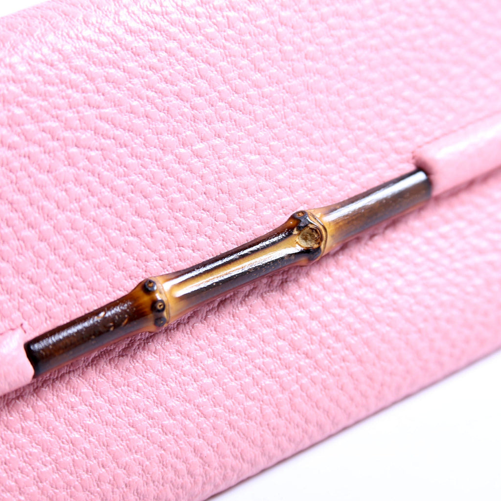 117594 Bamboo Clutch Pink