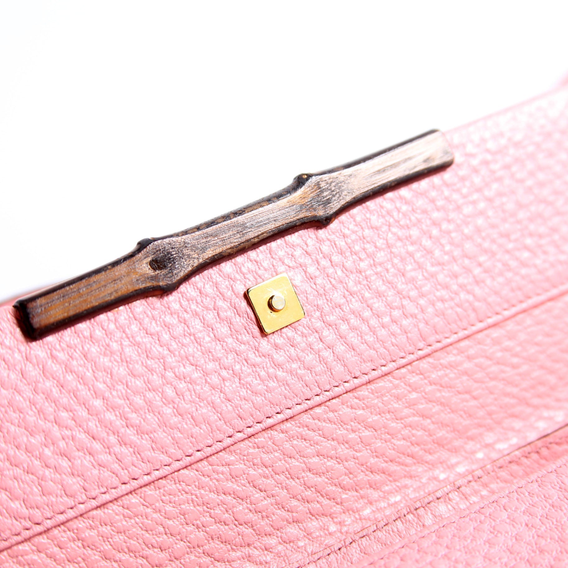 117594 Bamboo Clutch Pink