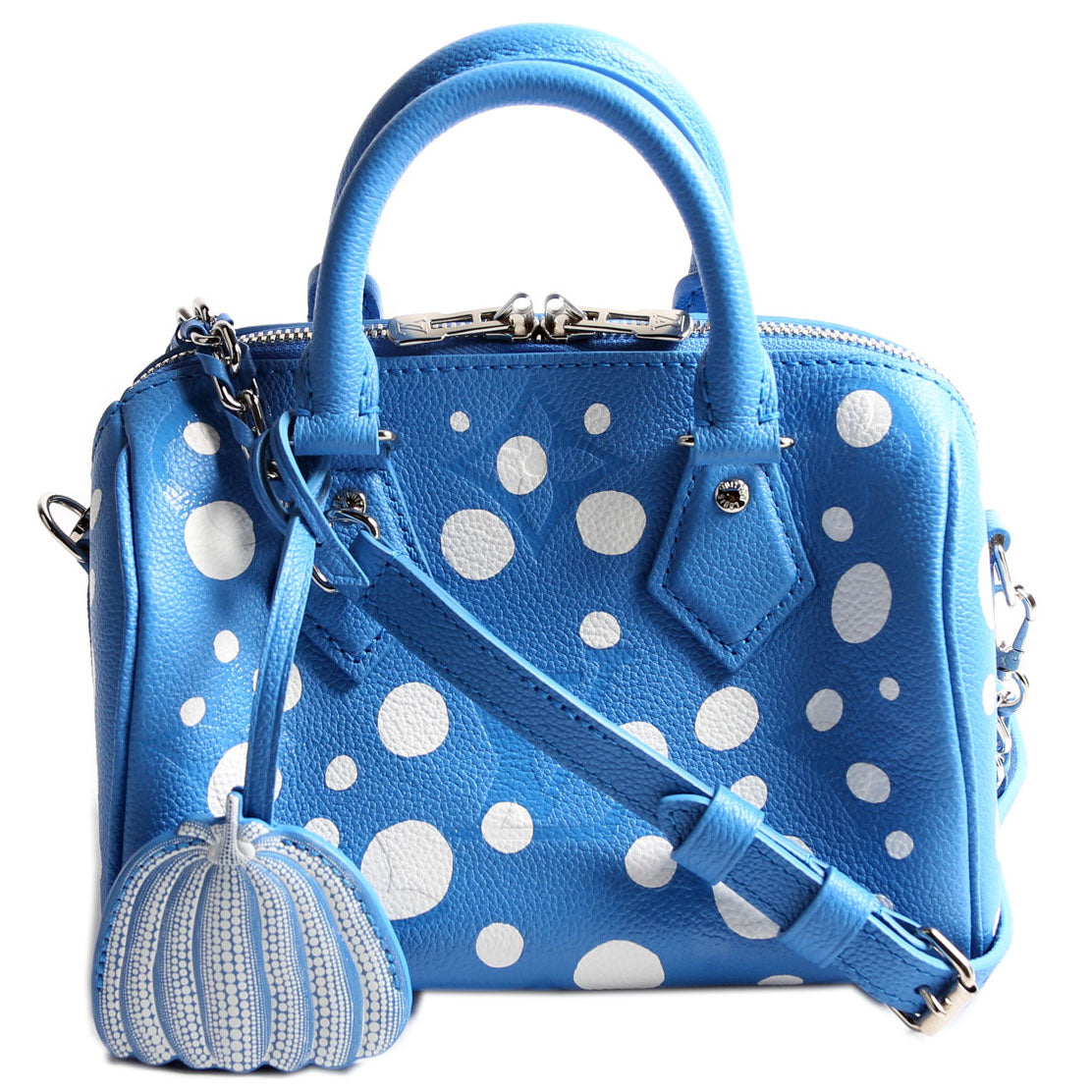 Speedy 20 Bandouliere Kusama Dots Empreinte Blue