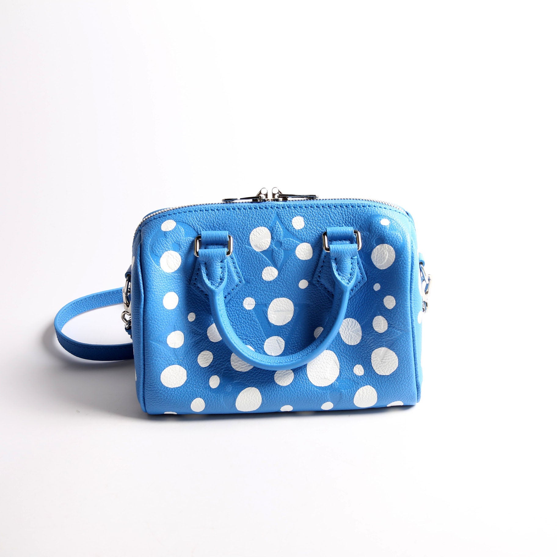 Speedy 20 Bandouliere Kusama Dots Empreinte Blue