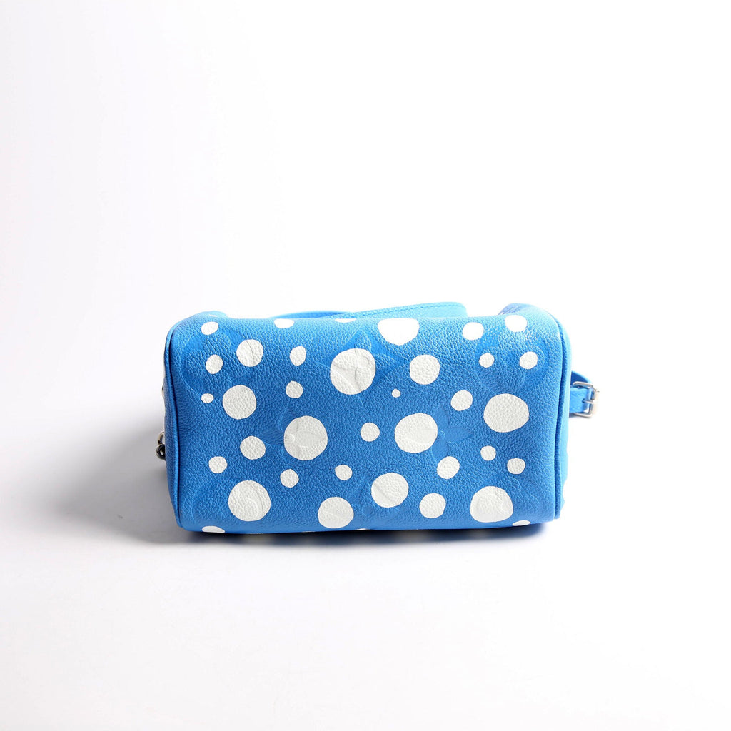 Speedy 20 Bandouliere Kusama Dots Empreinte Blue