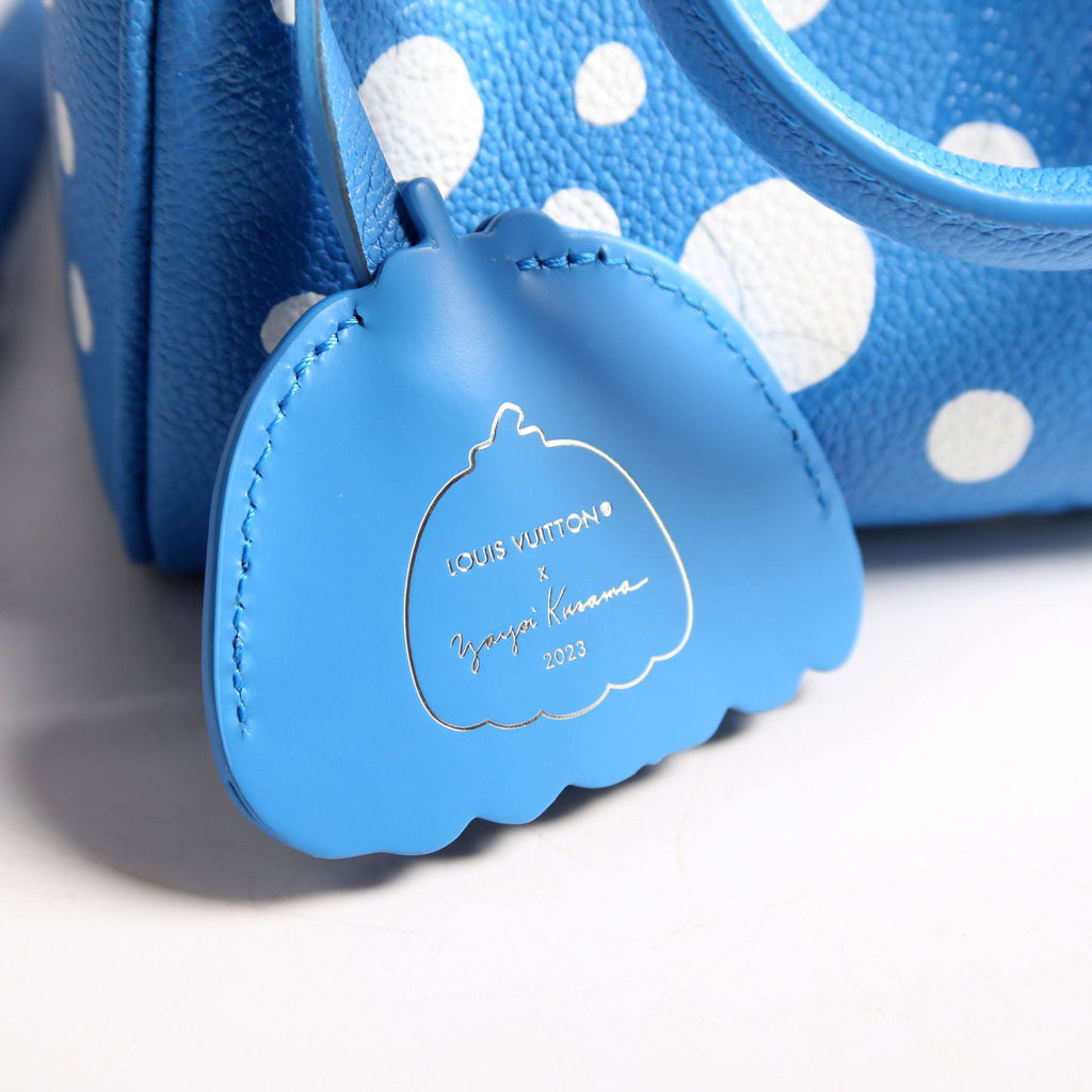 Speedy 20 Bandouliere Kusama Dots Empreinte Blue