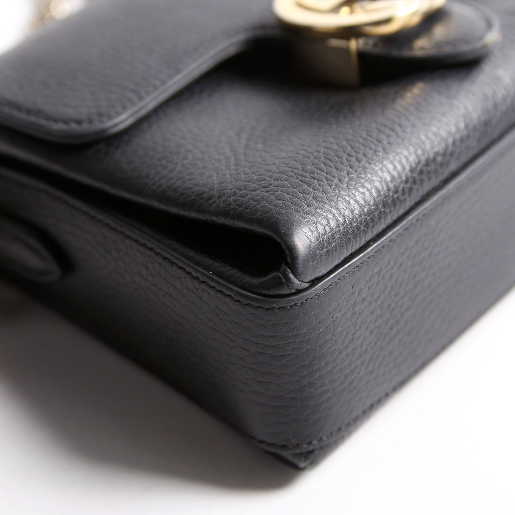 Gucci 607720 Interlocking Small Crossbody Black