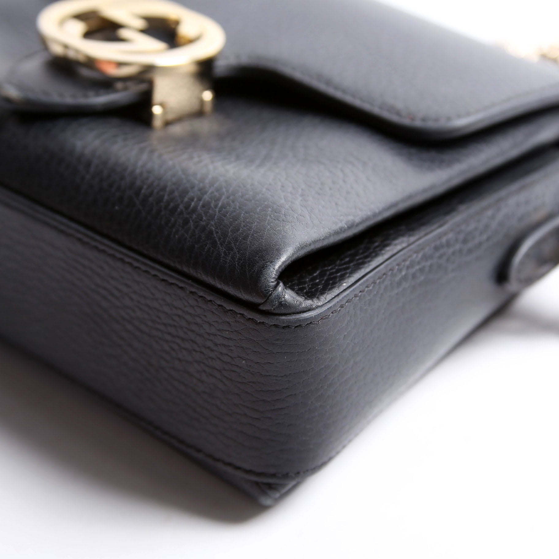 Gucci 607720 Interlocking Small Crossbody Black