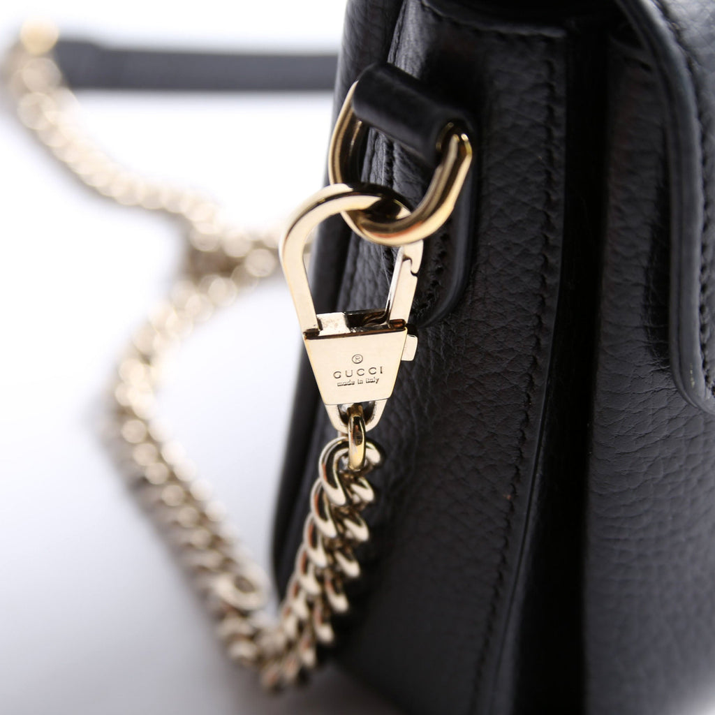 Gucci 607720 Interlocking Small Crossbody Black