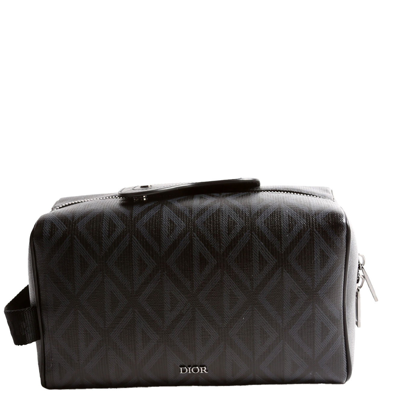 CD Diamond Lingot Mens Toiletry Pouch Black