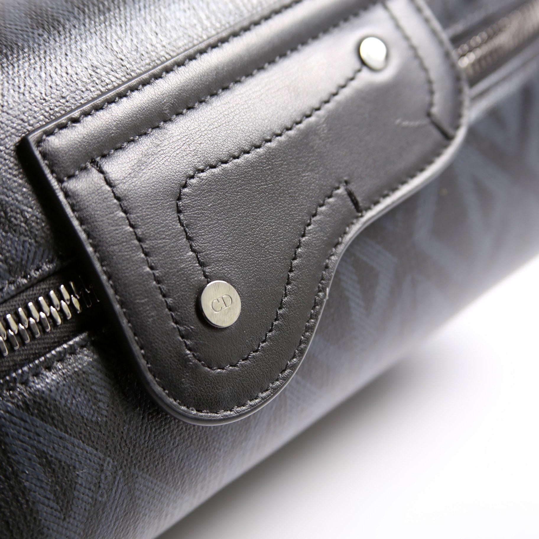 CD Diamond Lingot Mens Toiletry Pouch Black