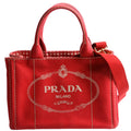 Canapa Canvas Small Tote Red