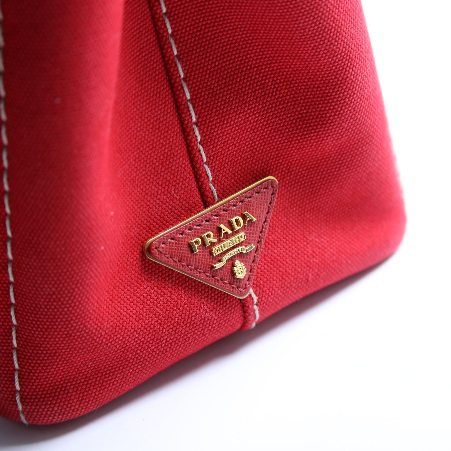 Canapa Canvas Small Tote Red