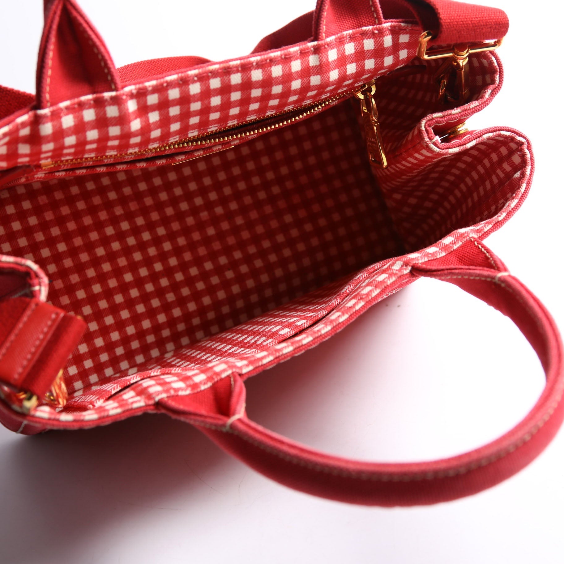 Canapa Canvas Small Tote Red