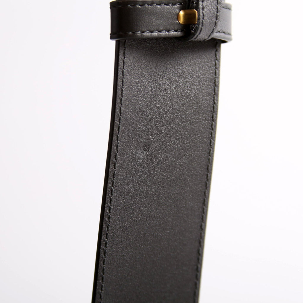 400593 Marmont GG Leather Belt Size 95/38 Black