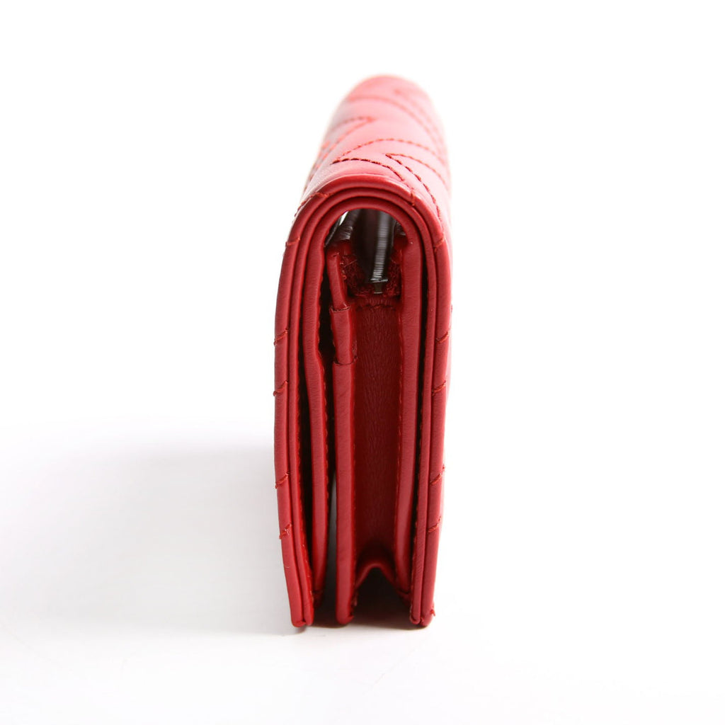 Gucci 466492 GG Marmont Card Case Red/Gold