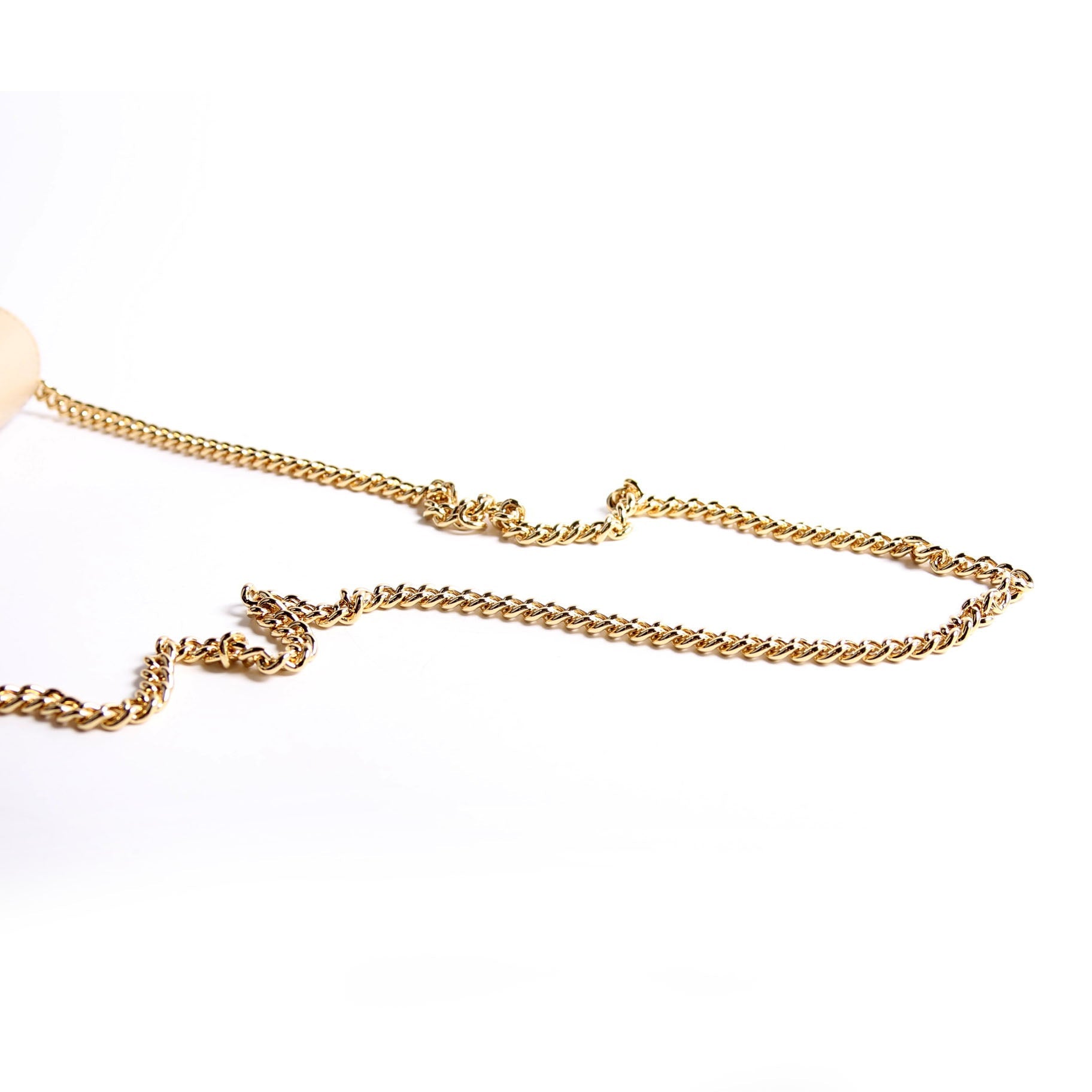 Gucci 497985 Marmont Mini Chain Bag Taupe/Yellow