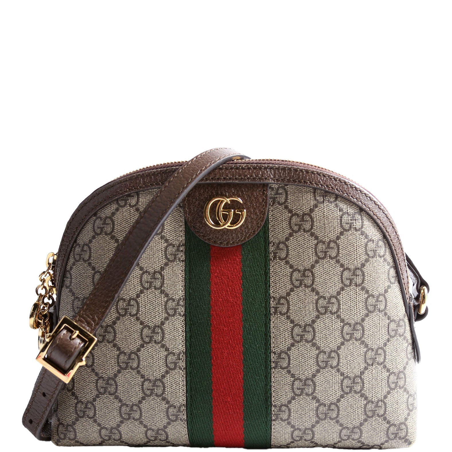 499621 Ophidia GG Small Crossbody Brown