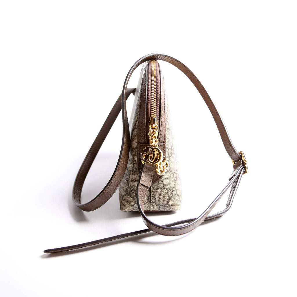 499621 Ophidia GG Small Crossbody Brown