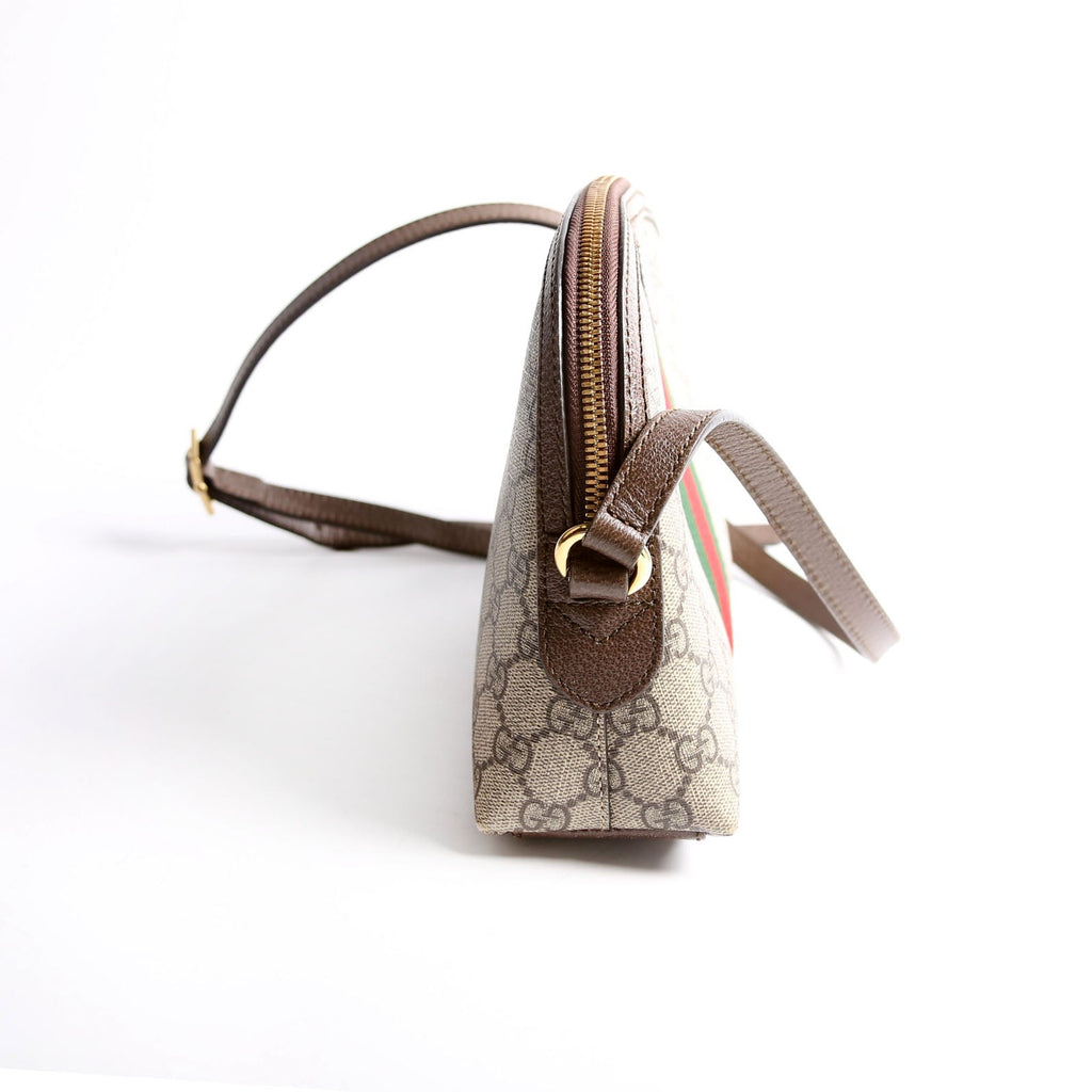 499621 Ophidia GG Small Crossbody Brown