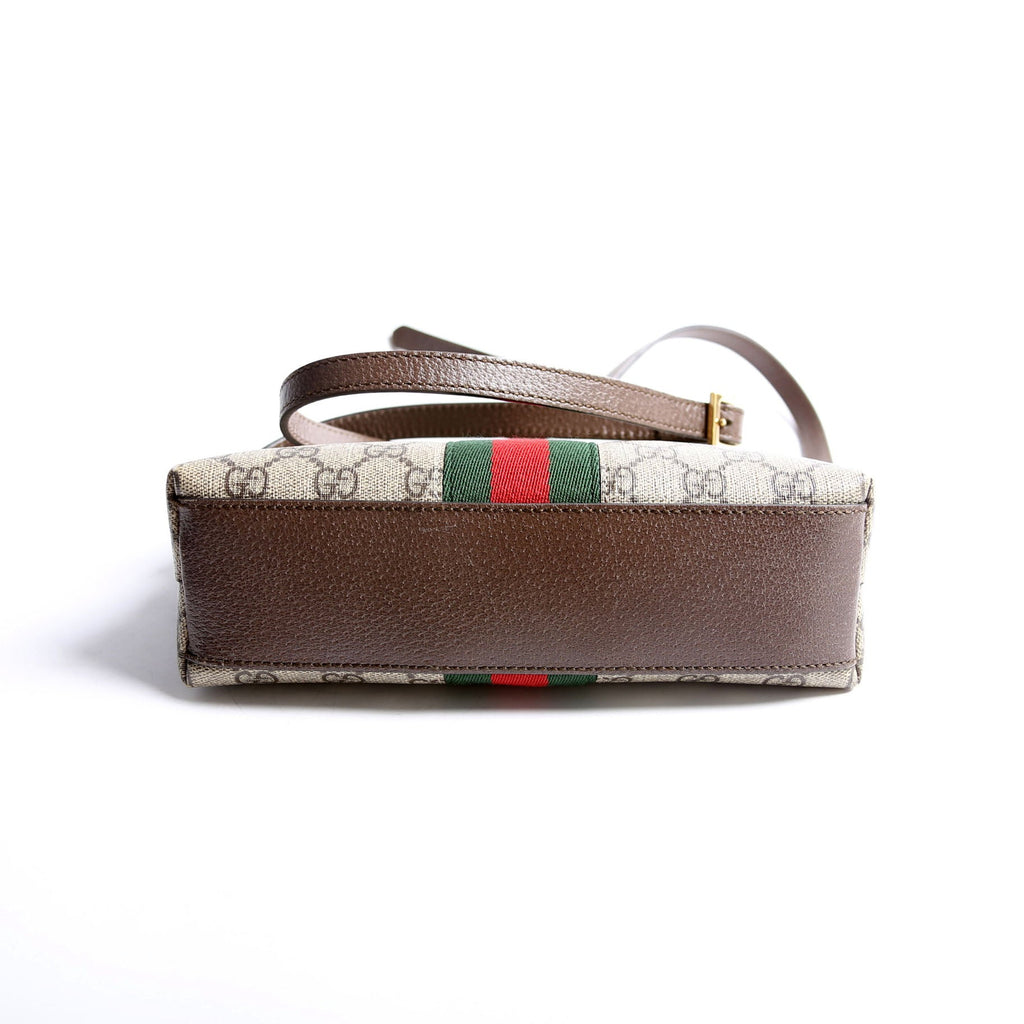 499621 Ophidia GG Small Crossbody Brown
