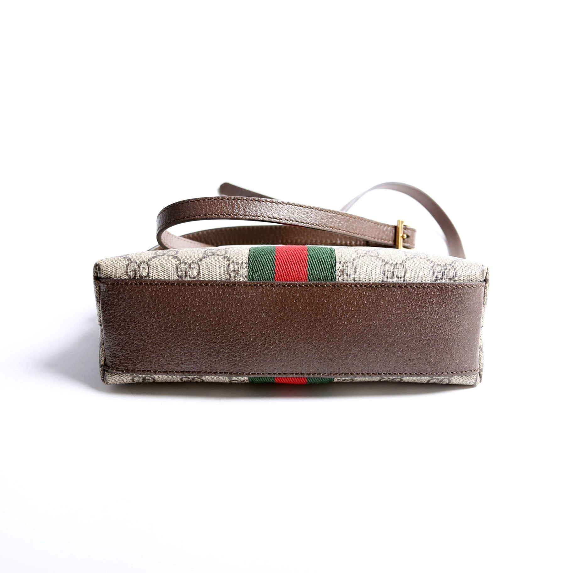 499621 Ophidia GG Small Crossbody Brown