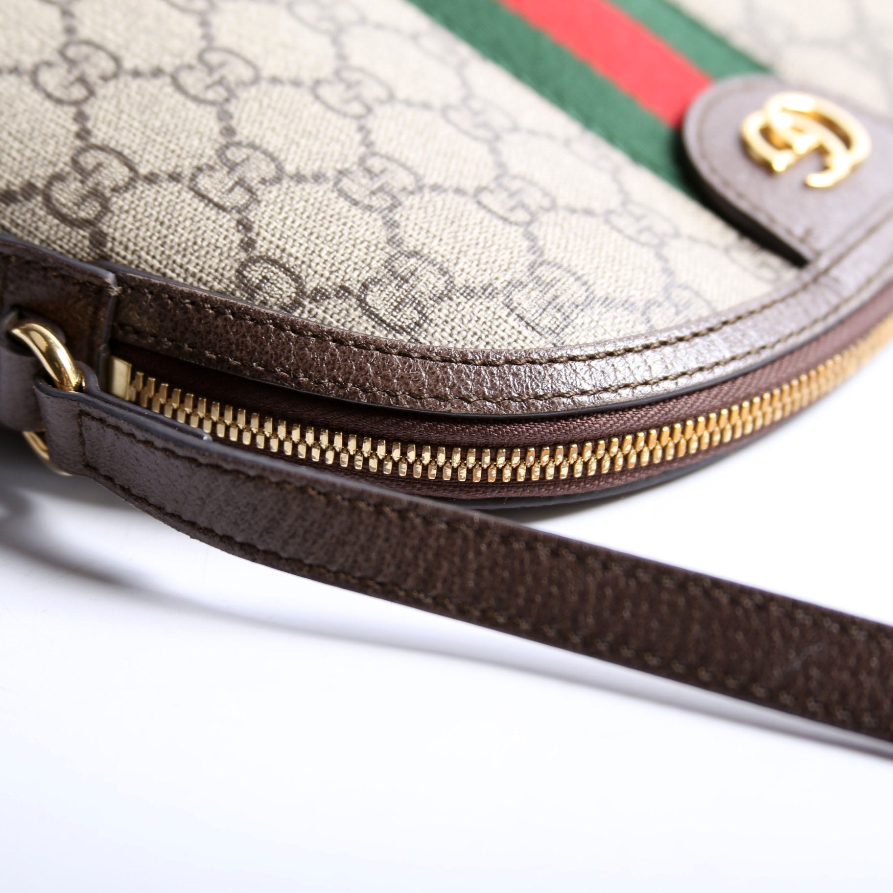 499621 Ophidia GG Small Crossbody Brown