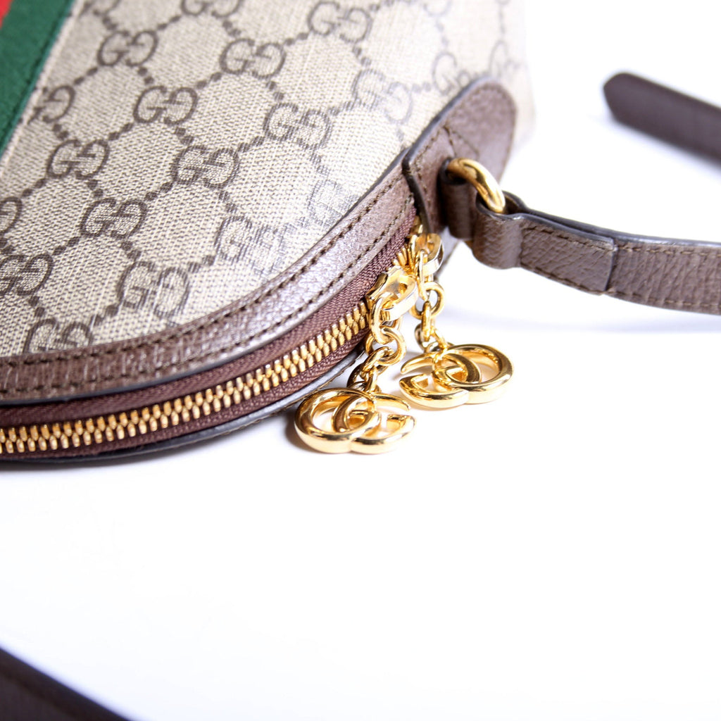 499621 Ophidia GG Small Crossbody Brown