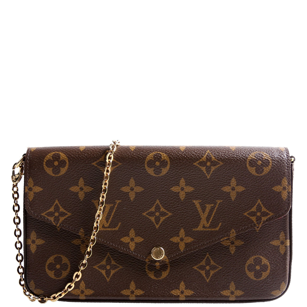 Pochette Felicie Monogram Berry