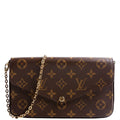 Pochette Felicie Monogram Berry