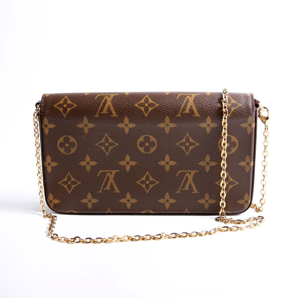 Pochette Felicie Monogram Berry