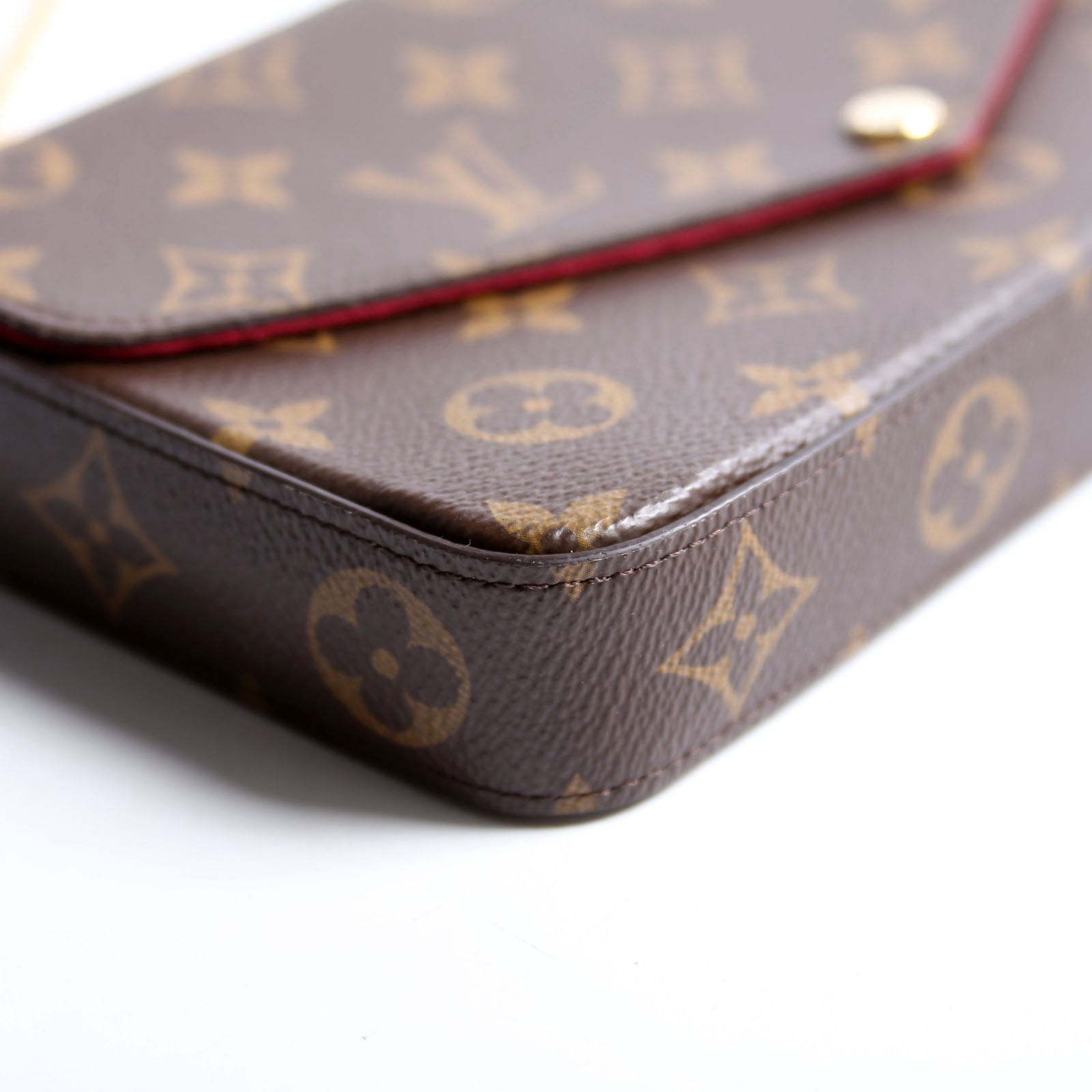 Pochette Felicie Monogram Berry