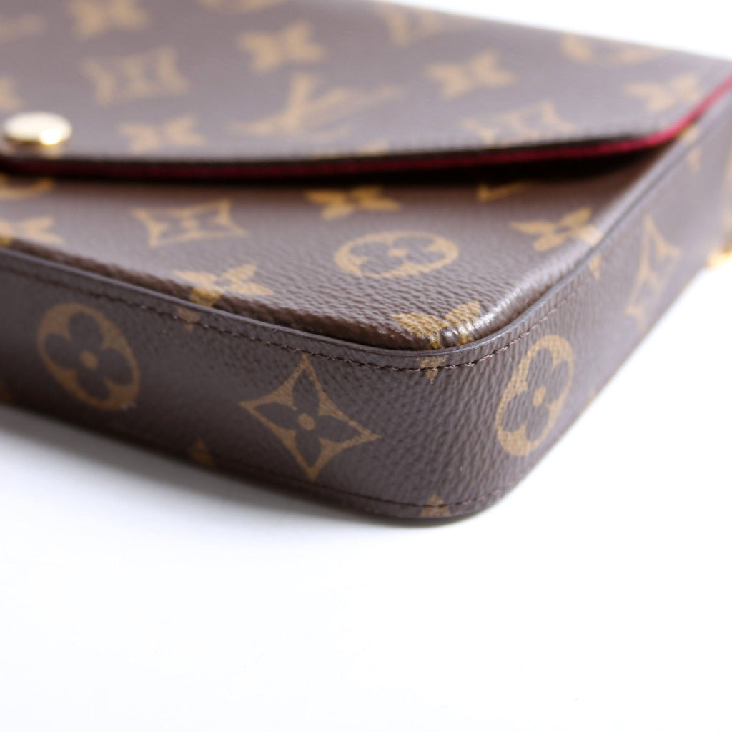 Pochette Felicie Monogram Berry