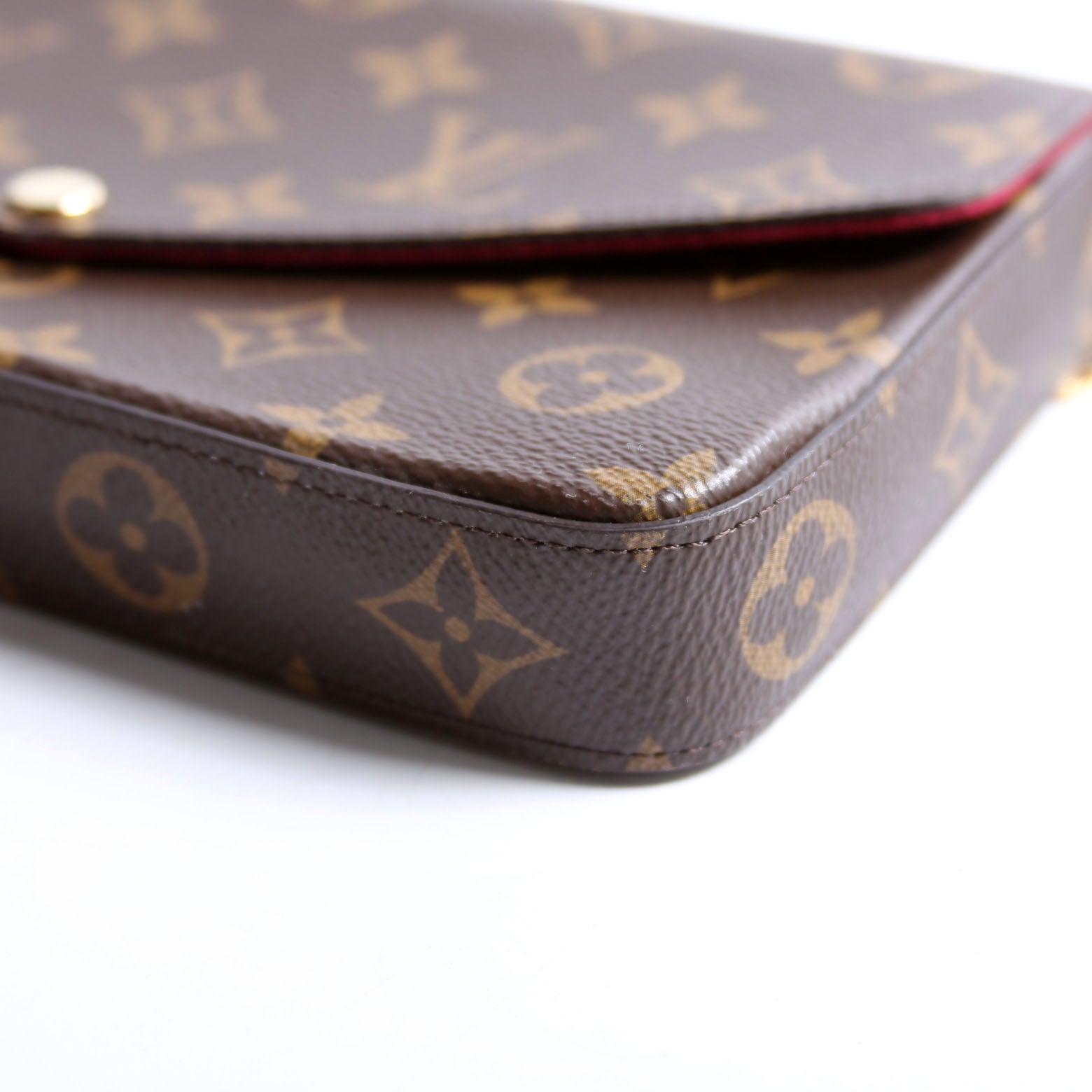 Pochette Felicie Monogram Berry