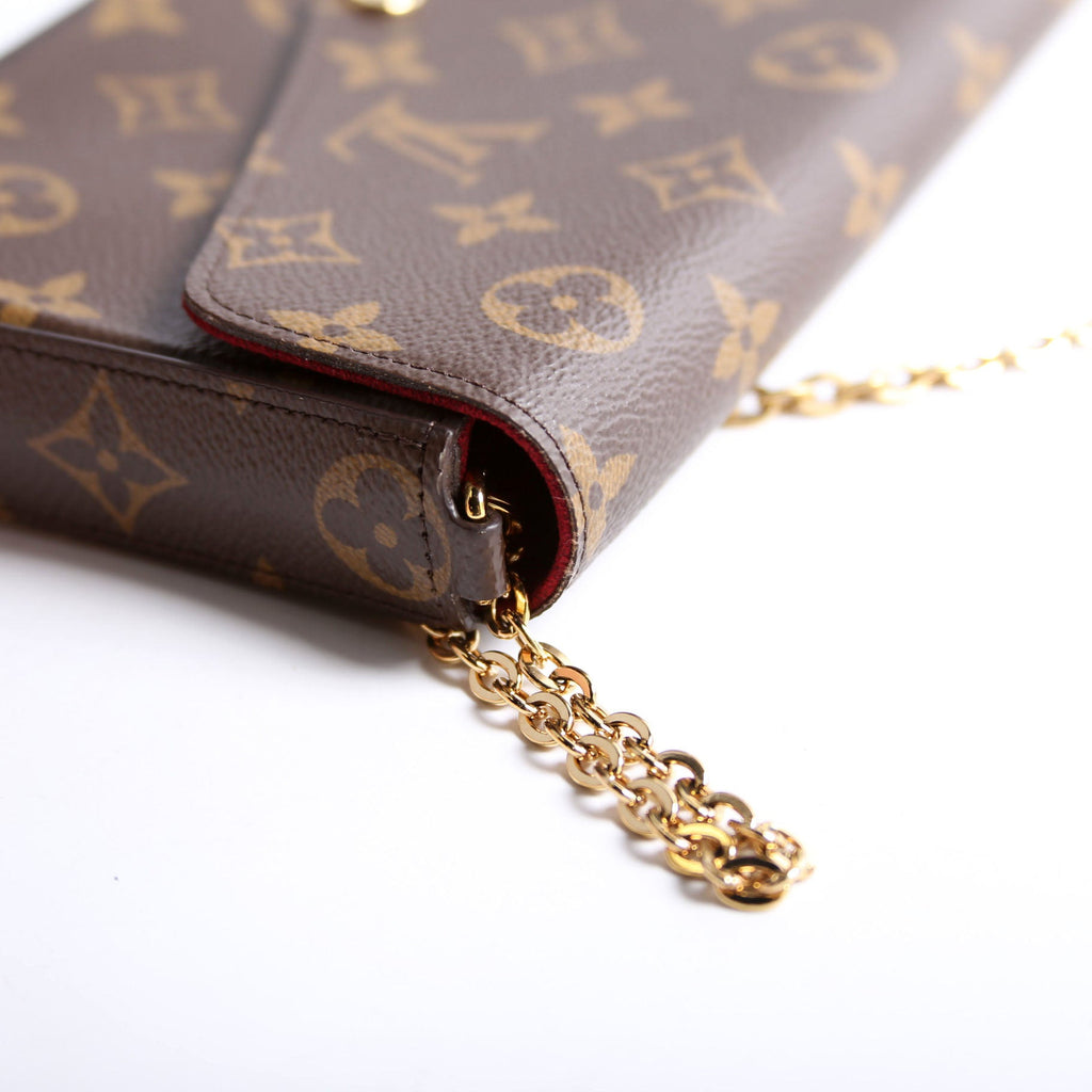 Pochette Felicie Monogram Berry