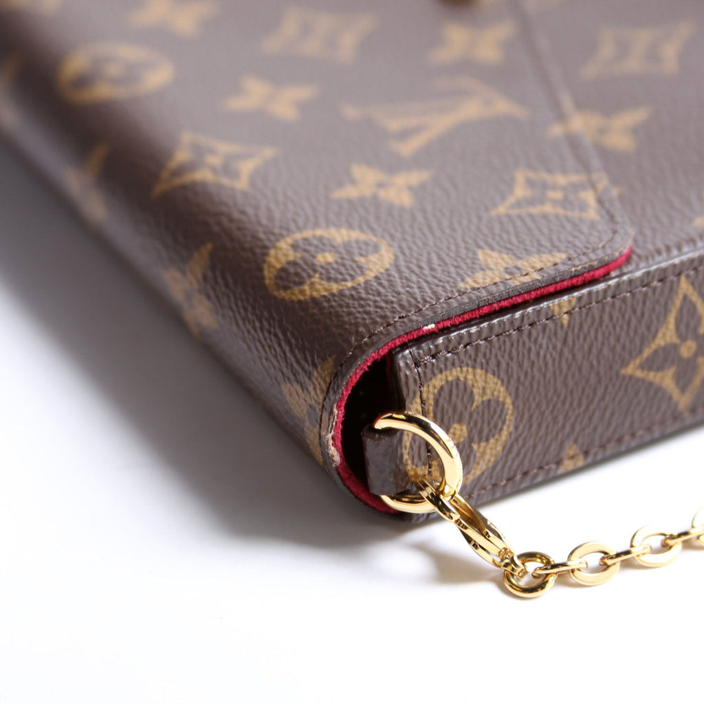 Pochette Felicie Monogram Berry