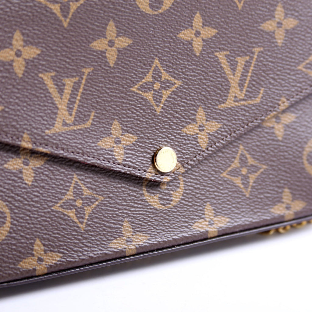 Pochette Felicie Monogram Berry