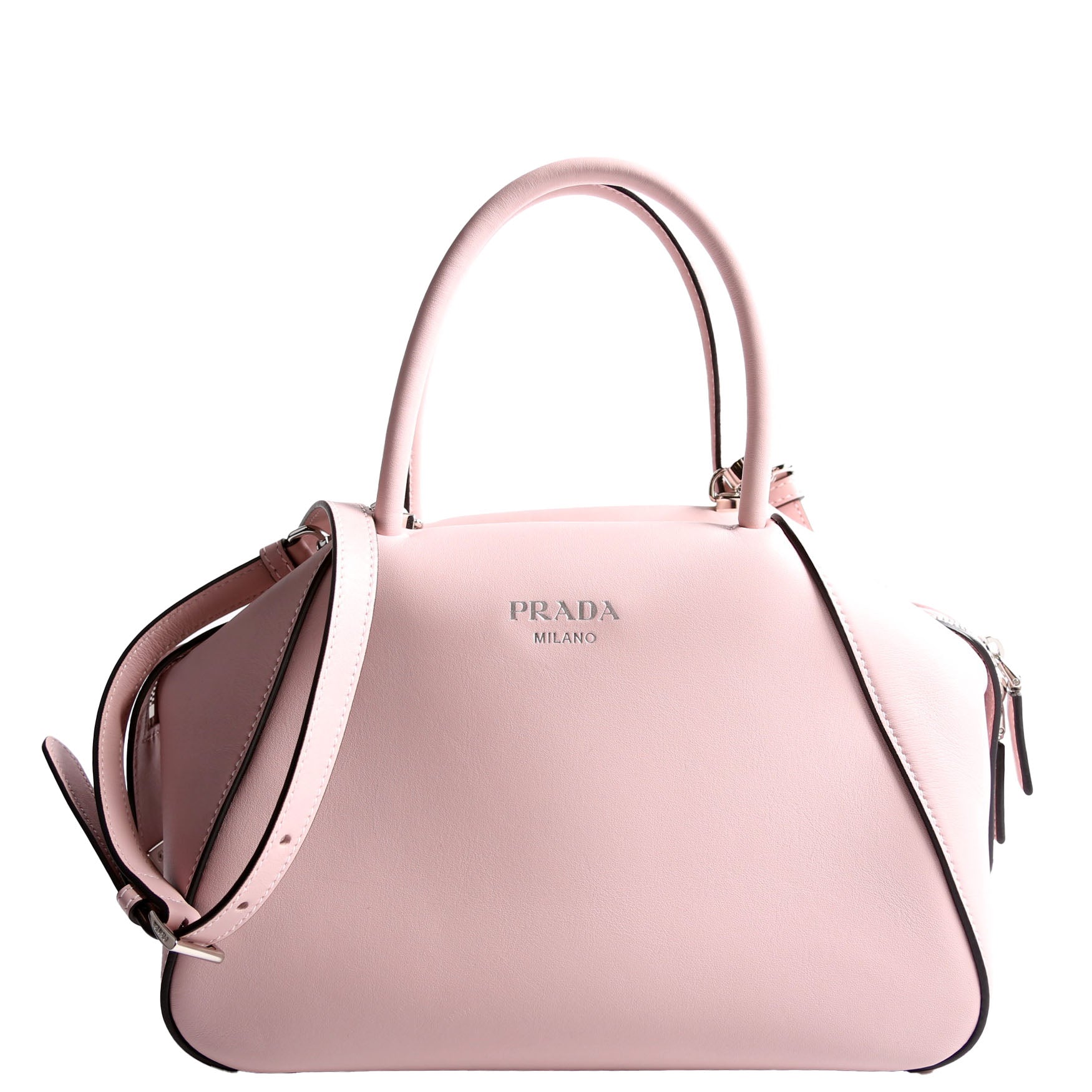 1BA365 Calfskin Supernova Medium Handbag Pink