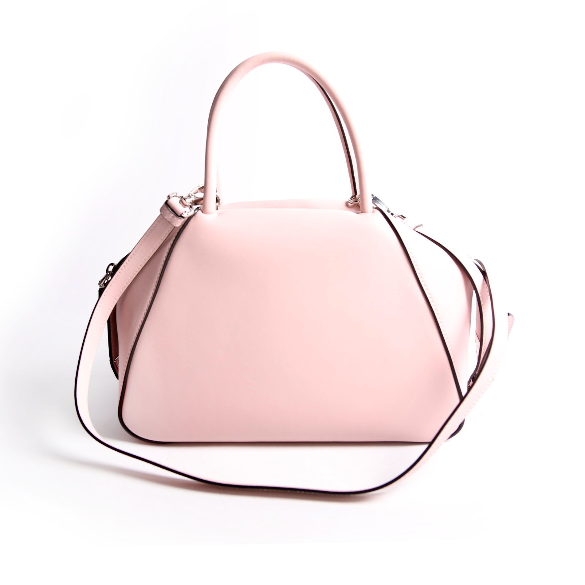 1BA365 Calfskin Supernova Medium Handbag Pink