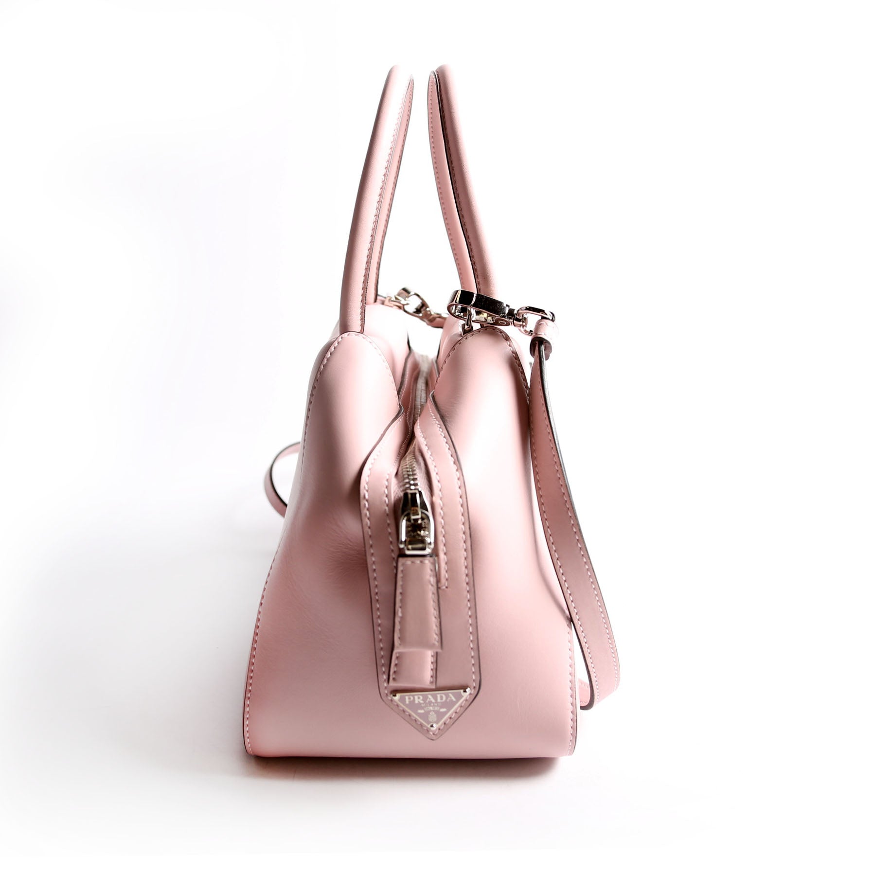 1BA365 Calfskin Supernova Medium Handbag Pink
