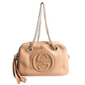 Gucci 308983 Soho Chain Shoulder Bag Tan