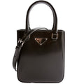Prada 1BA331 Small Brushed Leather Tote