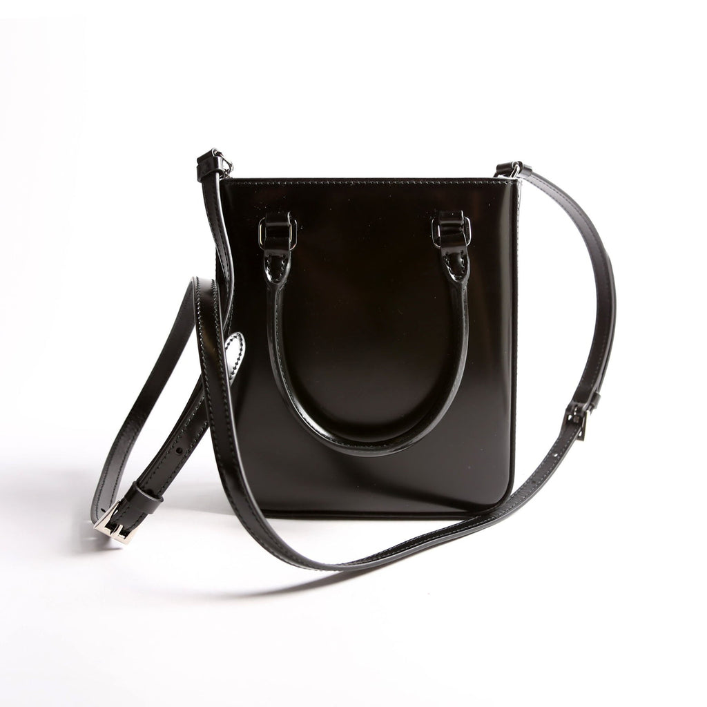 Prada 1BA331 Small Brushed Leather Tote