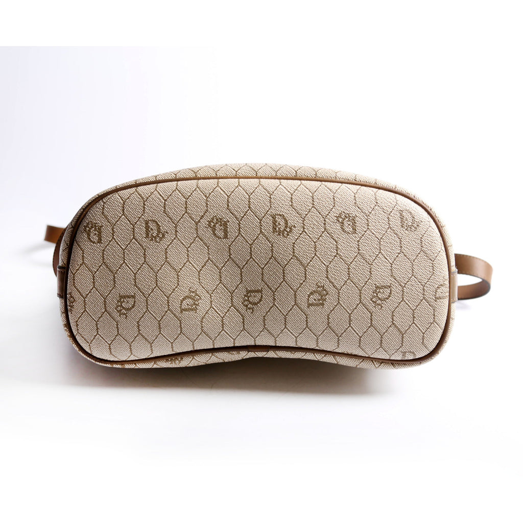 Vintage Bucket Honeycomb Canvas Beige